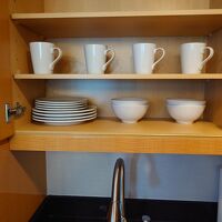 食器や鍋など揃ってます