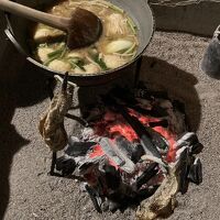 夕食　山の芋鍋