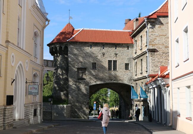 タリン旧市街の北の城門