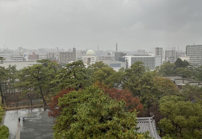 天守閣の最上階が広くていいね