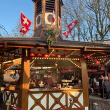 トロカデロのクリスマスマーケット (マルシェ ド ノエル) 