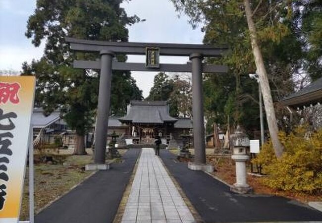 城内に神社あり