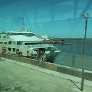ブエノスアイレスとフェリーで結ぶ港