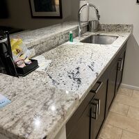 キッチンがピカピカですばらしい