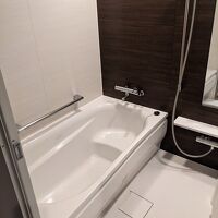 デラックスルームの風呂は洗い場付き