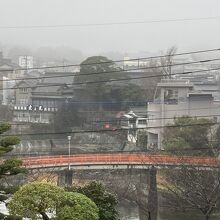 部屋からの眺め（朝）