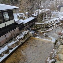 館内からの風景