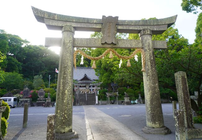 諫早家の初代、龍造寺家晴を祀る神社