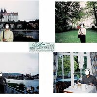 マイセンの朝、アルブレヒト城がよく見える。