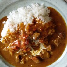 ビーフカレー大盛辛口