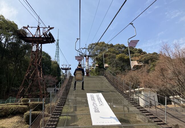 松山城山東雲登山口～長者ヶ平ロープウェイ