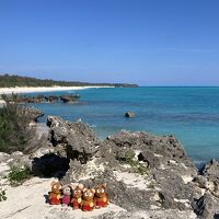 与論は美しい海に包まれていました