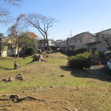 早川遺構二重土塁と二重堀