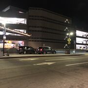 Uberの乗り場