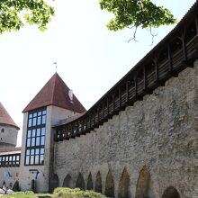 右側の四角い塔がネイツィトルン