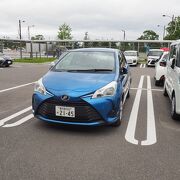 空港ターミナルにあるレンタカー　バジェットレンタカー佐賀空港