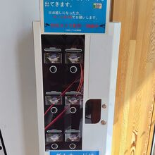 機械で自分でダムカードをもらえます