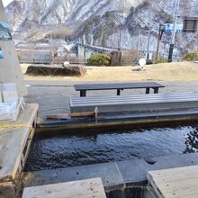 林温泉 かたくりの湯の足湯