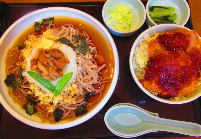 長野駅前のそば屋