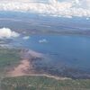 クスコからラパスの飛行機は左手側にチチカカ湖