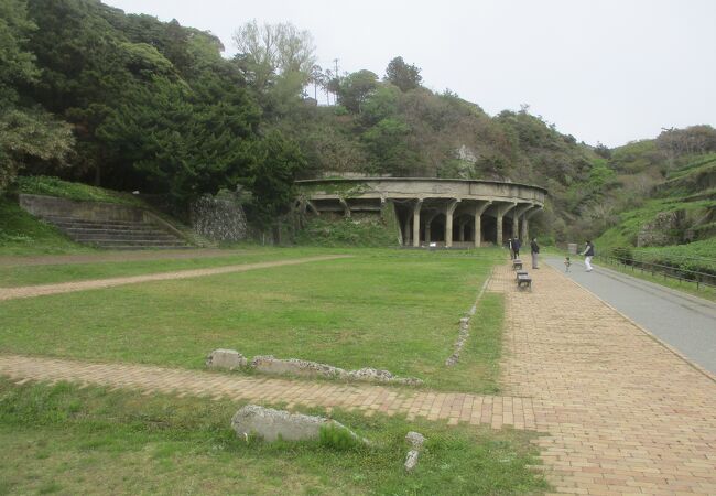 春の北沢浮遊選鉱場