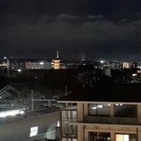 ホテルエミオン京都からの夜景