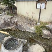 松本の湧水井戸です