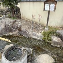 水源地の横に井戸が整備されました