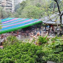 親水公園露天温泉浴池