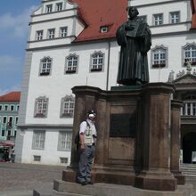 2011.05.18. ヴィッテンベルク：ルターの大きな銅像