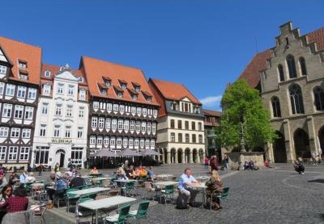 2023年　Hildesheim ヒルデスハイム　Marktplatz　マルクト広場