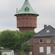 クックスハーフェンの街で2004年まで使われていた不思議な形の給水塔