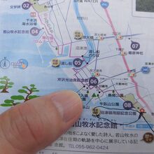 地図上の場所
