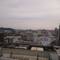 姫路駅の南側にあるホテルの南向きなので、姫路城は反対側でした