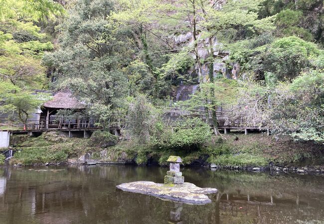 高千穂峡にある池