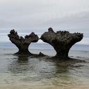 ハートロックがある浜