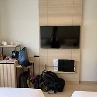 一番リーズナブルなお部屋。荷物を置く場所がなくて・・・