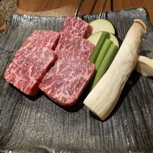 福島牛の鉄板ステーキ