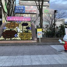 福島駅東口。繁華街はこちらから。