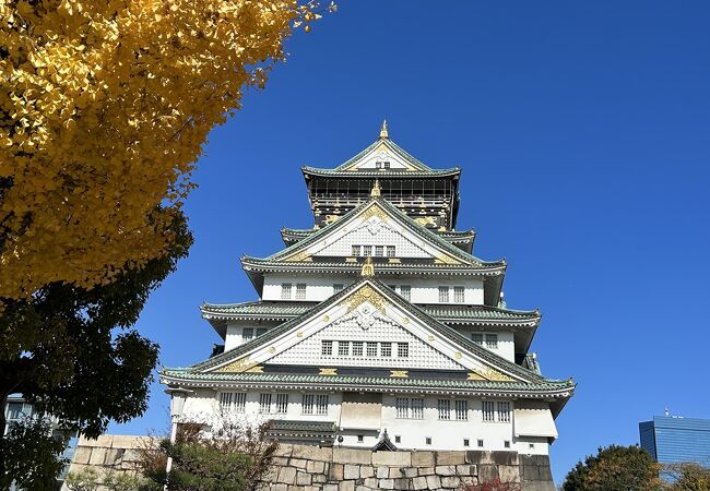 外国人も多く訪れる大阪城