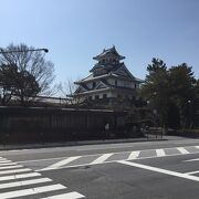 長浜城の城の跡にできた公園