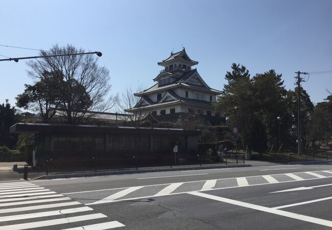 長浜城の城の跡にできた公園