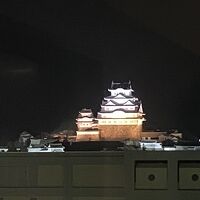 ライトアップされた姫路城は色が変化し楽しめます。