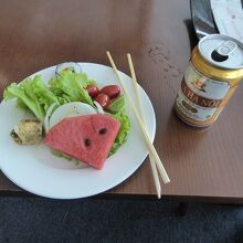 スイカもいただきました