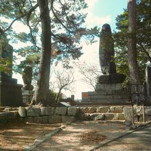 太鼓櫓跡に建つ４つの石碑
