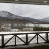 露天風呂からのいい眺め　お湯はちょっと