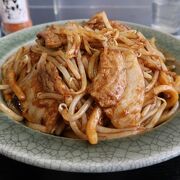 なみえ焼きそばの有名店です