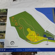 広い公園ですが、冬はごく一部