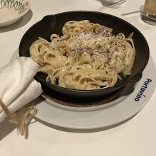 パスタ完成