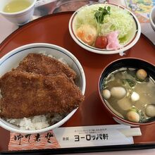 ミニカツ丼セット